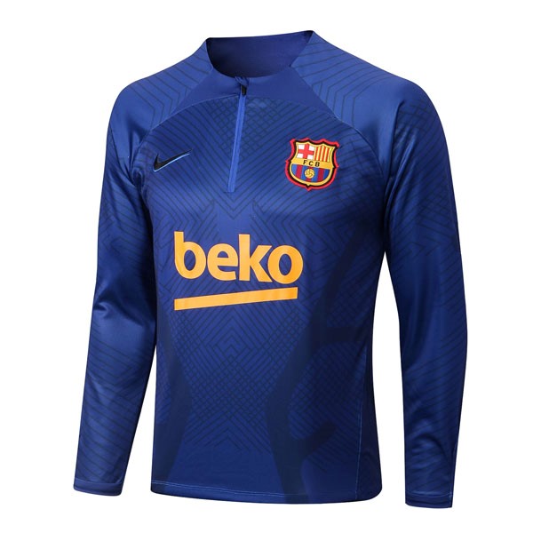 Trainings-Sweatshirt Barcelona Top 2023 Blau